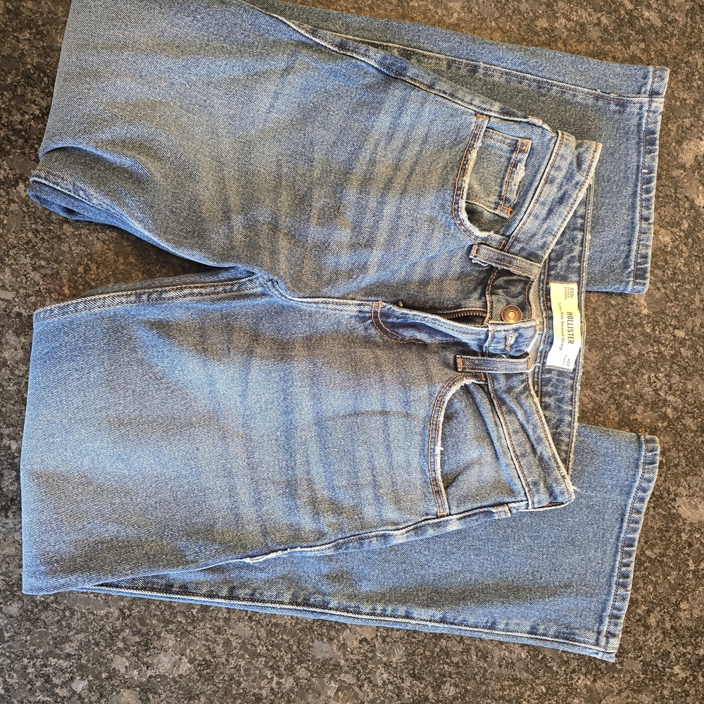 Hollister Women's Straight Leg Blue Jeans
